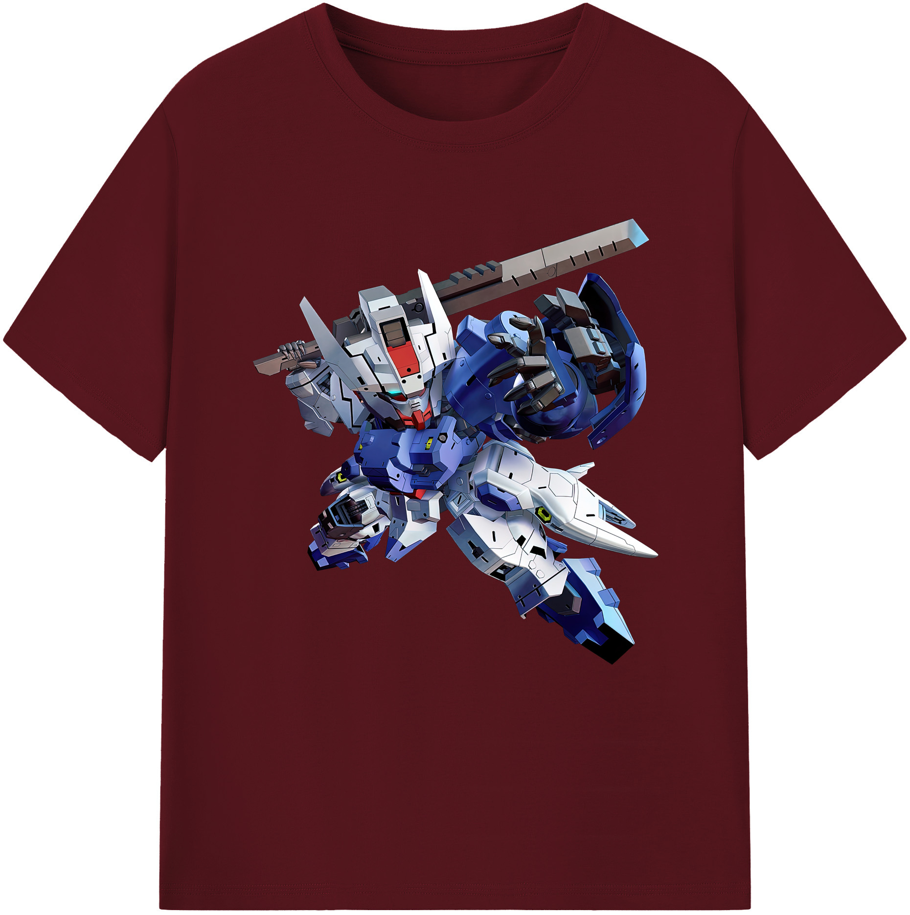 （画像用） 機動戦士ガンダム Mobile Suit Gundam 綿100％半袖Tシャツ（フロントプリント）